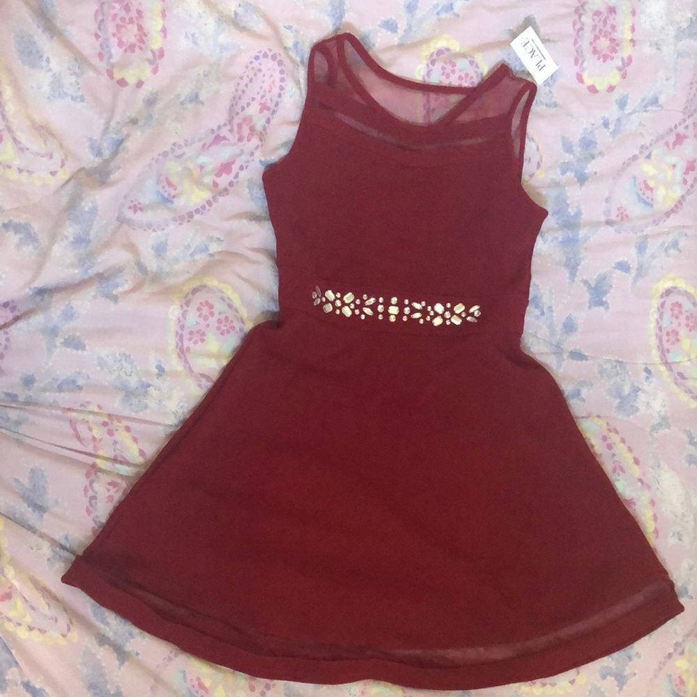 The Children's Place Candy Cane Red Dress